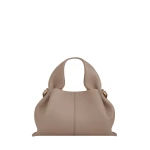 Polène Numéro Neuf Mini in Taupe Numéro Neuf Mini in Taupe - Mini Bags - Parisian Luxury Leather Bag at Coveti