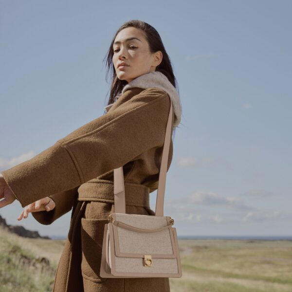 Polène Numéro Sept in Taupe Numéro Sept in Taupe - Totes & Top-Handle Bags - Parisian Luxury Leather Bag at Coveti