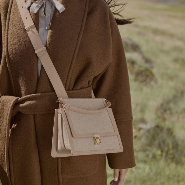 Polène Numéro Sept in Taupe Numéro Sept in Taupe - Totes & Top-Handle Bags - Parisian Luxury Leather Bag at Coveti