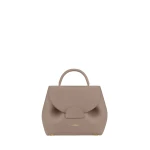 Polène Numéro Un Nano in Taupe Numéro Un Nano in Taupe - Mini Bags - Parisian Luxury Leather Bag at Coveti