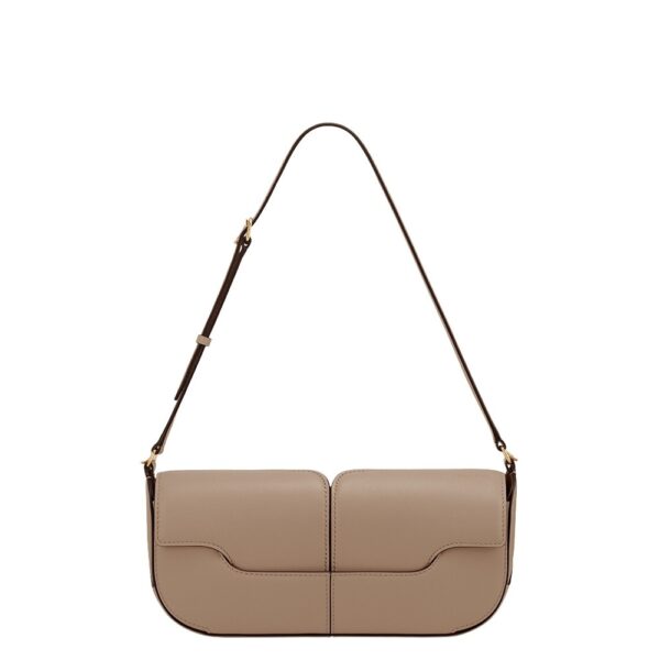 Polène Osmo in Taupe Osmo in Taupe - Shoulder & Crossbody Bags - Parisian Luxury Leather Bag at Coveti