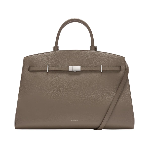 The Hudson in Dark Taupe Tote Bag