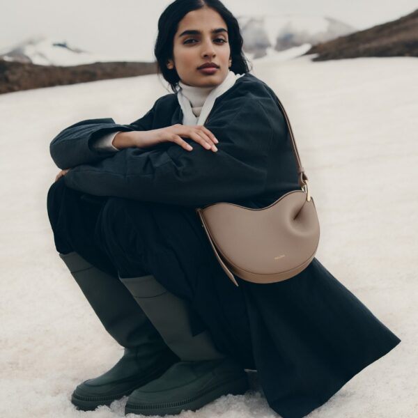 Polène Tonca in Taupe Tonca in Taupe - Shoulder & Crossbody Bags - Parisian Luxury Leather Bag at Coveti