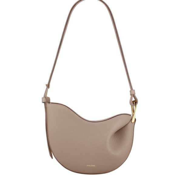 Polène Tonca in Taupe Tonca in Taupe - Shoulder & Crossbody Bags - Parisian Luxury Leather Bag at Coveti