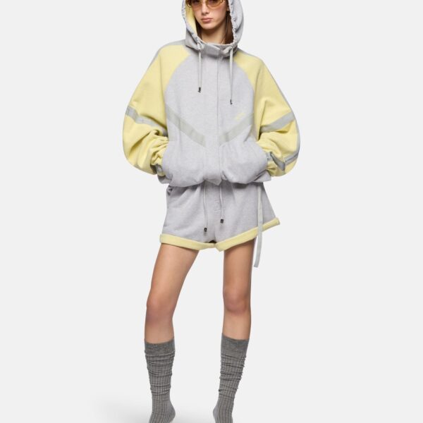 Grey and honey short pant