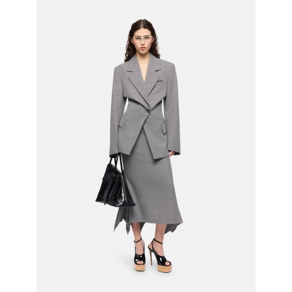 The Attico Grey tailoring blazer, view 2
