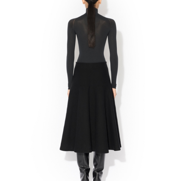 Alaïa High Neck Second Skin Knit Bodysuit - ALAÏA Tops - Laser Cut Luxury - Shop at Coveti