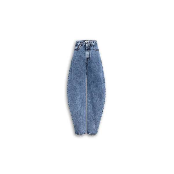 Alaia High Waisted Round Jeans