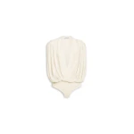Alaïa Hooded Viscose Bodysuit - ALAÏA Hoodies - Laser Cut Luxury - Shop at Coveti