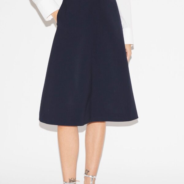 blue skirts