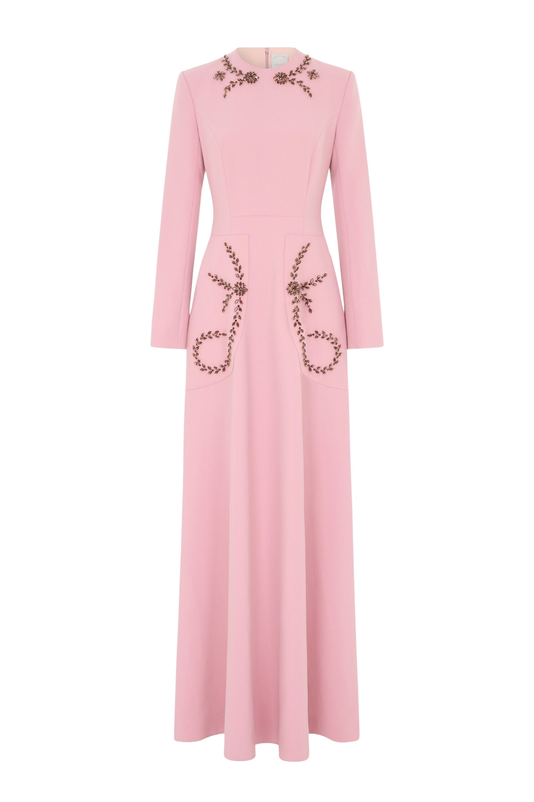 Huishan Zhang Eddie Gown in Pink Sable
