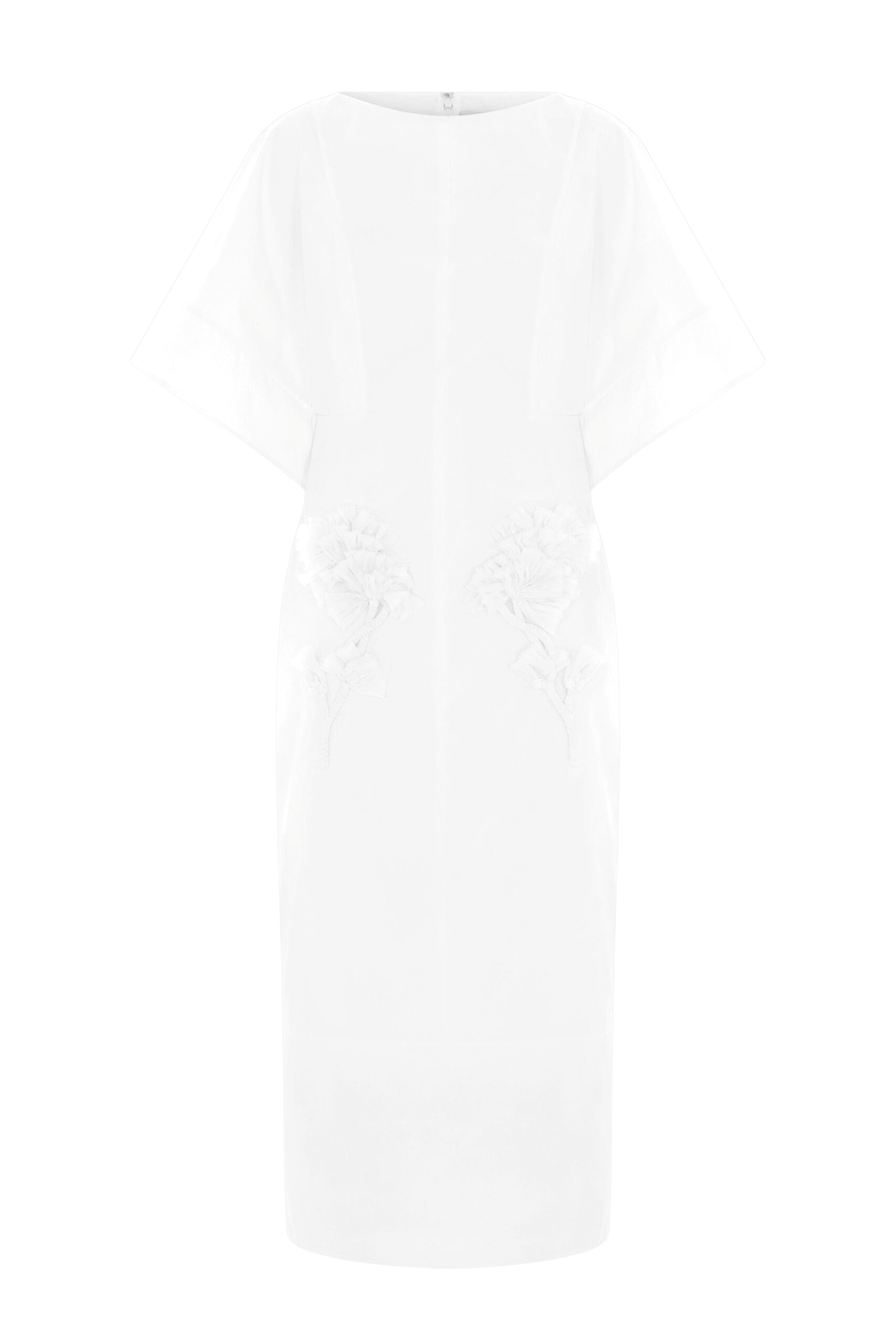 Huishan Zhang Isotta Dress in White Cotton
