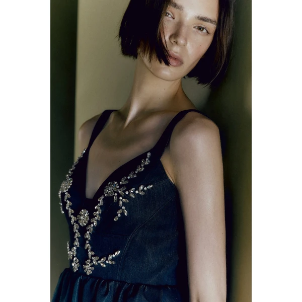 Blue dresses