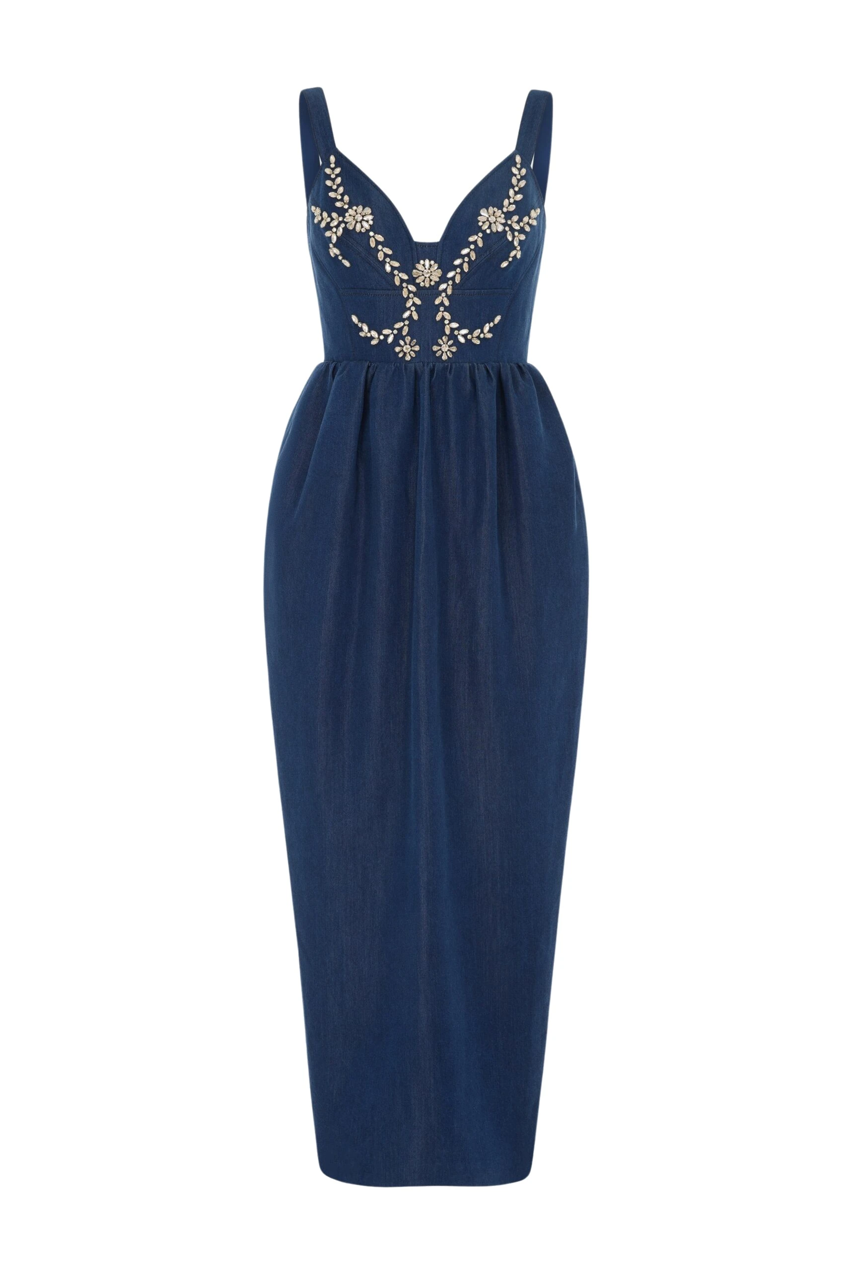 Huishan-Zhang-Liviana-Dress-in-Blue-Chambray-scaled98224_nobg Huishan Zhang