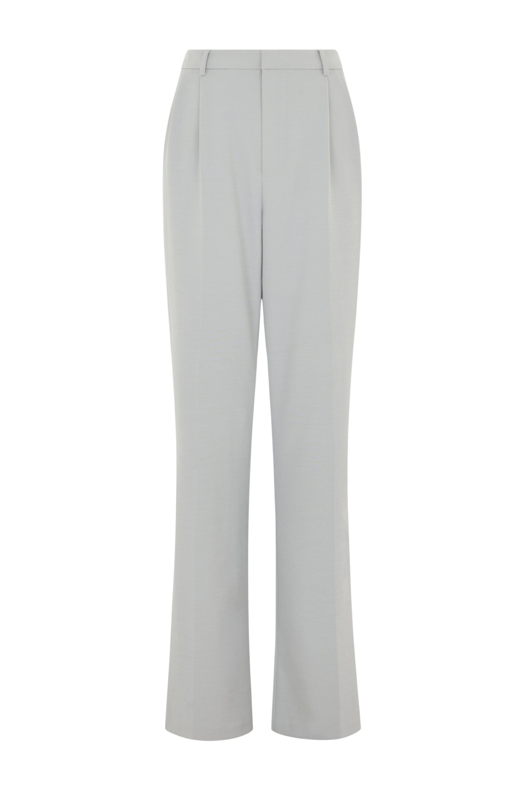 Huishan Zhang Lucian Trousers in Grey Crepe