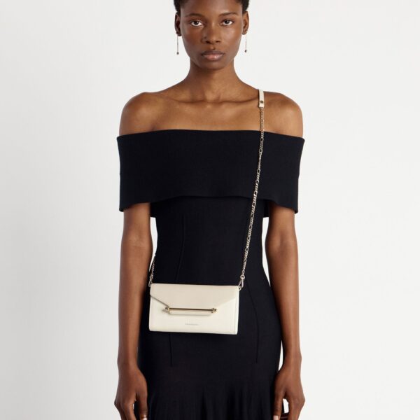 Strathberry Multrees Chain Wallet clutch bag
