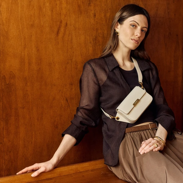 Ateliers Auguste Roquette in Off White bag
