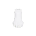 Alaïa Knitted Mini Pleated Dress - ALAÏA Dresses - Laser Cut Luxury - Shop at Coveti Alaïa Knitted Mini Pleated Dress - ALAÏA Dresses - Laser Cut Luxury - Shop at Coveti