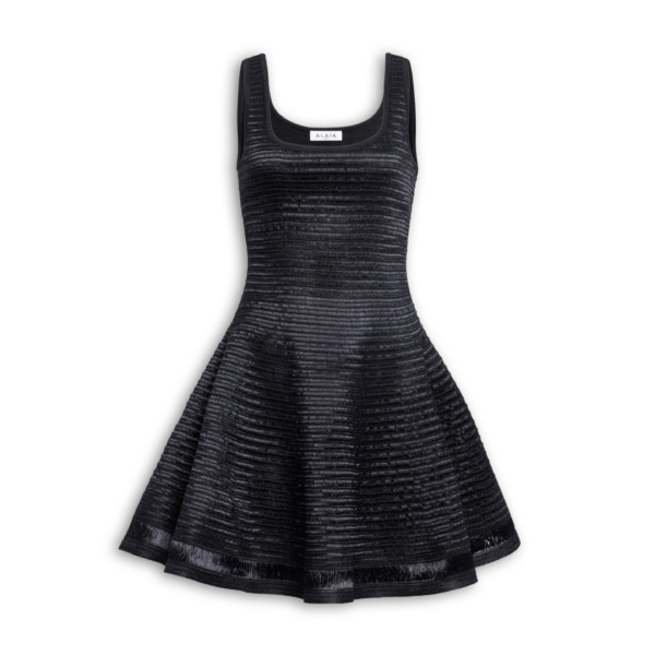 Alaïa Knitted Skater Dress - ALAÏA Dresses - Laser Cut Luxury - Shop at Coveti