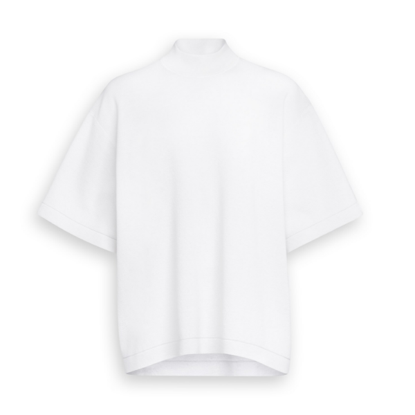 Alaïa Knitted T Shirt - ALAÏA Tops - Laser Cut Luxury - Shop at Coveti
