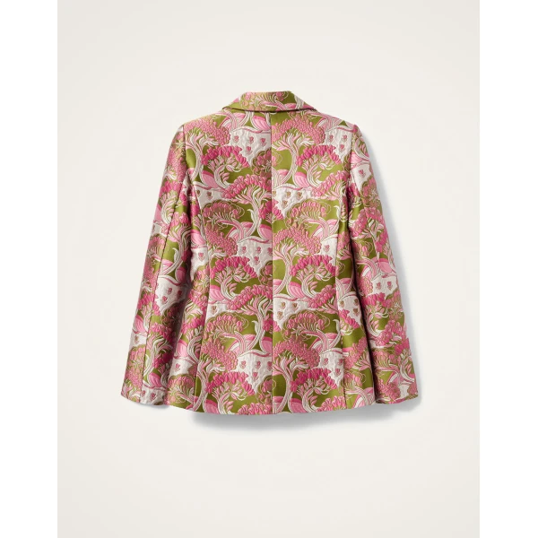 La DoubleJ 24/7 Jacket in Tulip Green - Jackets - Milanese Maximalist Fashion at Coveti
