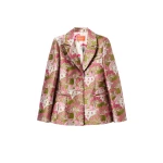 La DoubleJ 24/7 Jacket in Tulip Green - Jackets - Milanese Maximalist Fashion at Coveti