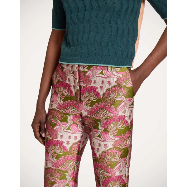 La DoubleJ 24/7 Pants in Tulip Green - Pants - Milanese Maximalist Fashion at Coveti