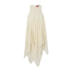 La DoubleJ Aura Dress in Solid Ecru - Dresses - Milanese Maximalist Fashion at Coveti