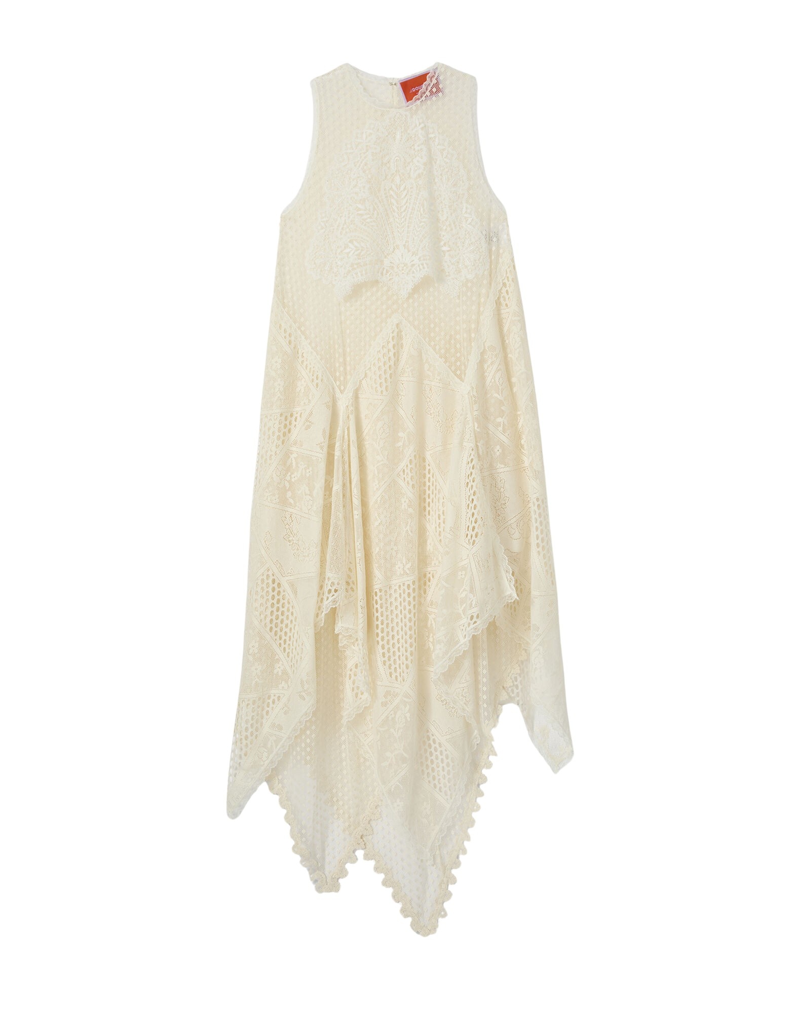 La DoubleJ Aura Dress in Solid Ecru - Dresses - Milanese Maximalist Fashion at Coveti