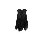 La DoubleJ Aura Top in Solid Black - Tops - Milanese Maximalist Fashion at Coveti