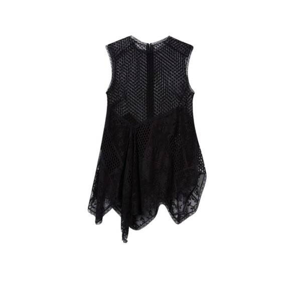 La DoubleJ Aura Top in Solid Black - Tops - Milanese Maximalist Fashion at Coveti