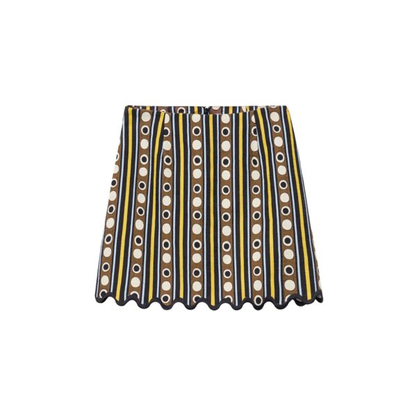 La DoubleJ Baia Mini Skirt in Sanctuary Brown - Skirts - Milanese Maximalist Fashion at Coveti