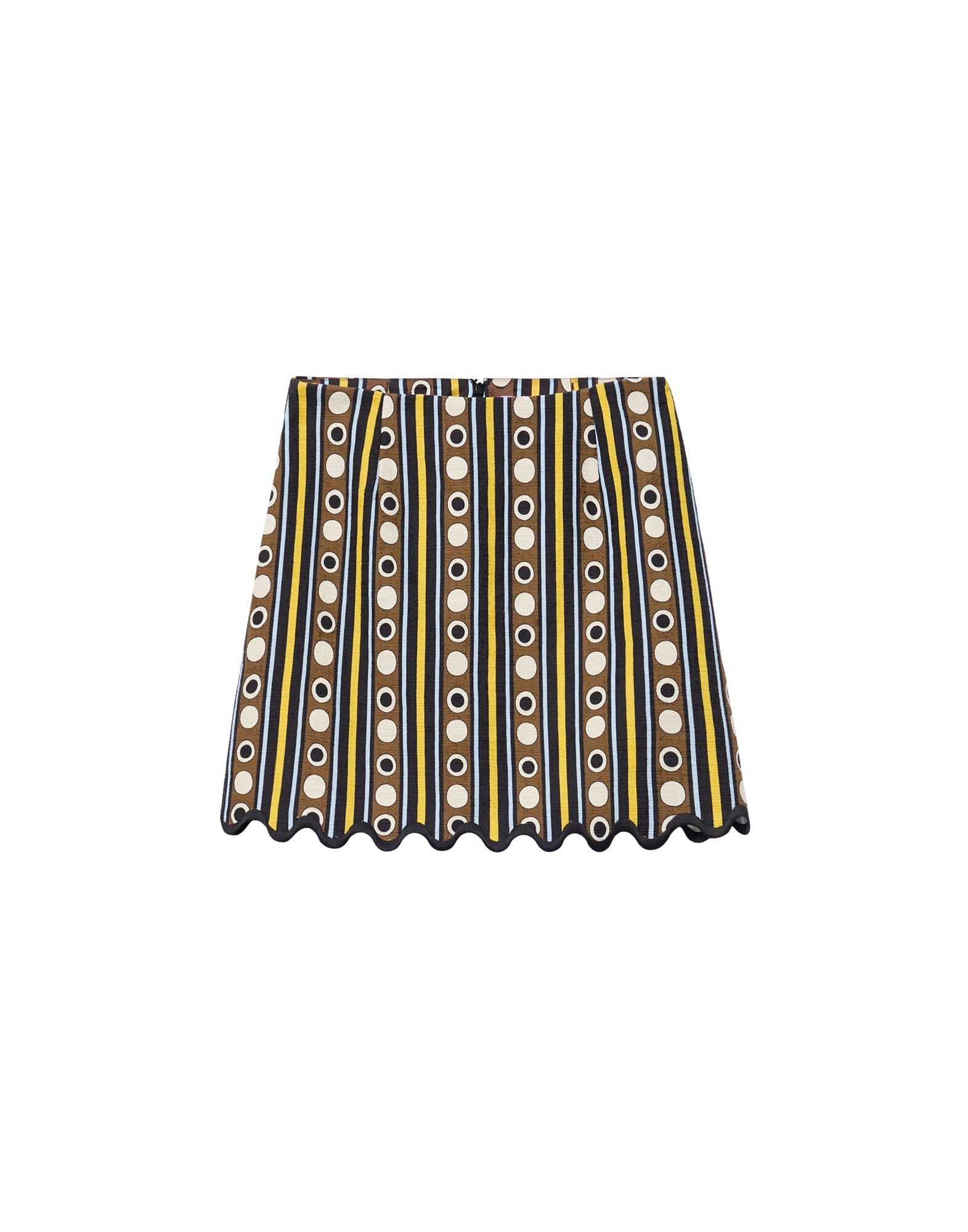 La DoubleJ Baia Mini Skirt in Sanctuary Brown - Skirts - Milanese Maximalist Fashion at Coveti