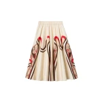 La-DoubleJ-Ballerina-Skirt-in-Ambrosia-Placee-Red99198_nobg La DoubleJ Ballerina Skirt in Ambrosia Placée Red - Skirts - Milanese Maximalist Fashion at Coveti