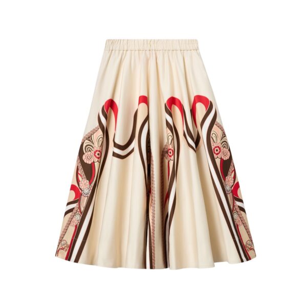 La DoubleJ Ballerina Skirt in Ambrosia Placée Red - Skirts - Milanese Maximalist Fashion at Coveti