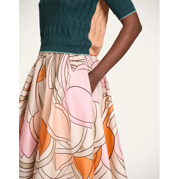 La DoubleJ Ballerina Skirt in Tulip Placée Pale Pink - Skirts - Milanese Maximalist Fashion at Coveti
