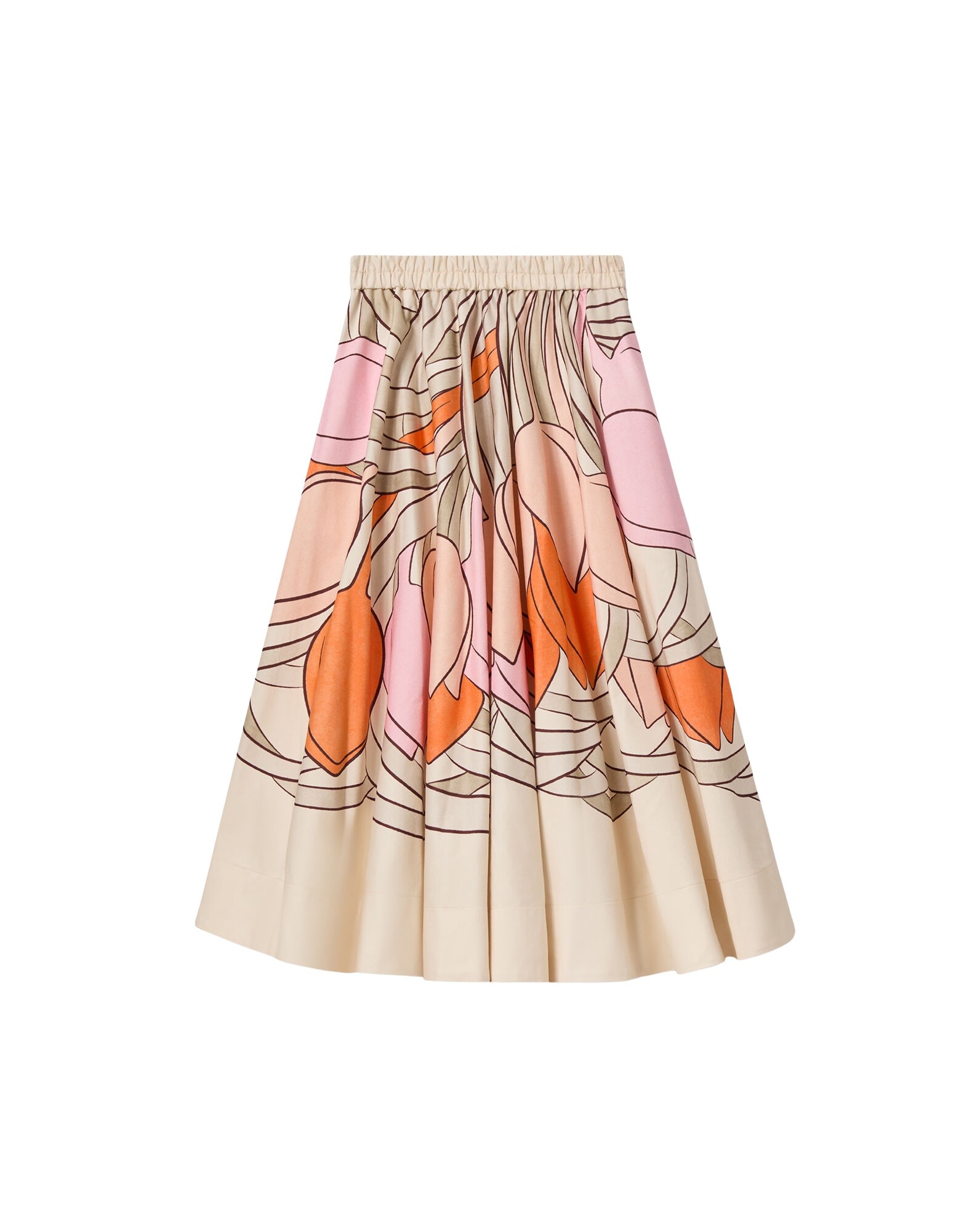 La DoubleJ Ballerina Skirt in Tulip Placée Pale Pink - Skirts - Milanese Maximalist Fashion at Coveti
