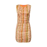 La DoubleJ Bandage Mini Dress in Smarties Orange - Dresses - Milanese Maximalist Fashion at Coveti