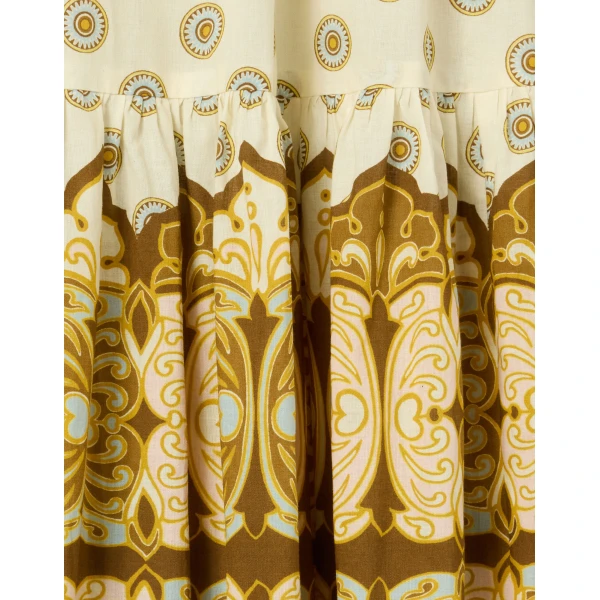 La DoubleJ Bellini Dress in Cocoon Placée Brown - Dresses - Milanese Maximalist Fashion at Coveti