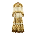 La DoubleJ Bellini Dress in Cocoon Placée Brown - Dresses - Milanese Maximalist Fashion at Coveti