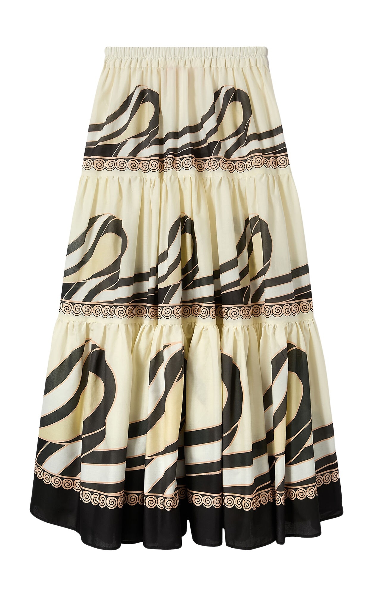 La DoubleJ Big Skirt in Ambrosia Placée Pale Pink - Skirts - Milanese Maximalist Fashion at Coveti