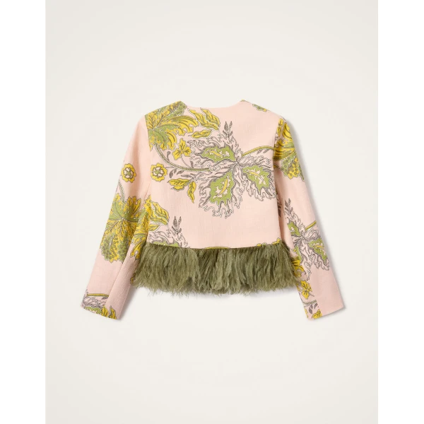 La DoubleJ Bijoux Jacket in Swathe Pink - Jackets - Milanese Maximalist Fashion at Coveti