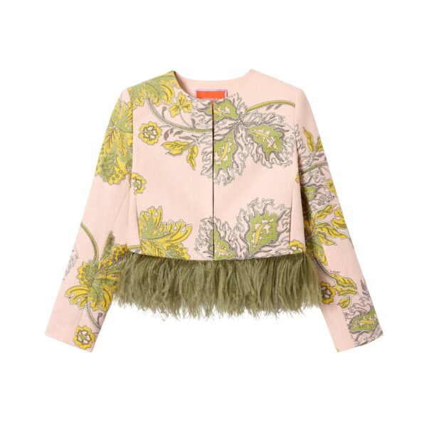 La DoubleJ Bijoux Jacket in Swathe Pink - Jackets - Milanese Maximalist Fashion at Coveti