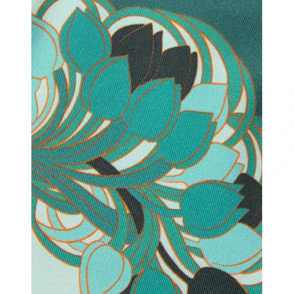 La DoubleJ Bikini Top in Blooming Tulip Placée Mint - Beachwear - Milanese Maximalist Fashion at Coveti