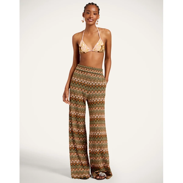 La DoubleJ Bikini Top in Cocoon Placée Pink - Beachwear - Milanese Maximalist Fashion at Coveti