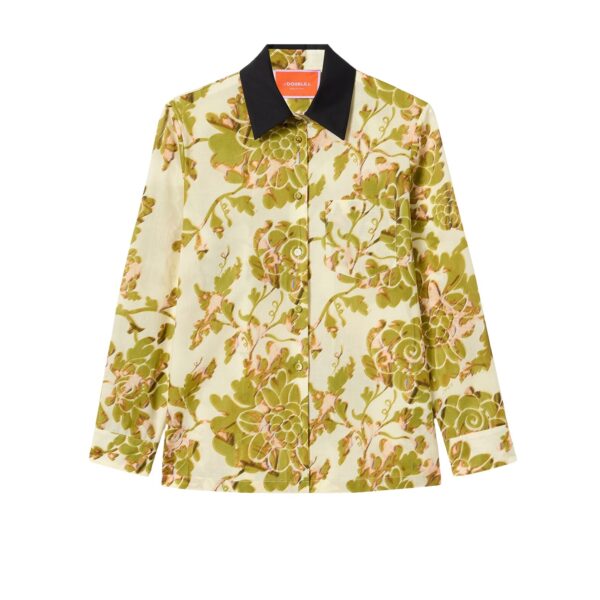 La DoubleJ Boy Shirt in Oasis Green - Tops - Milanese Maximalist Fashion at Coveti