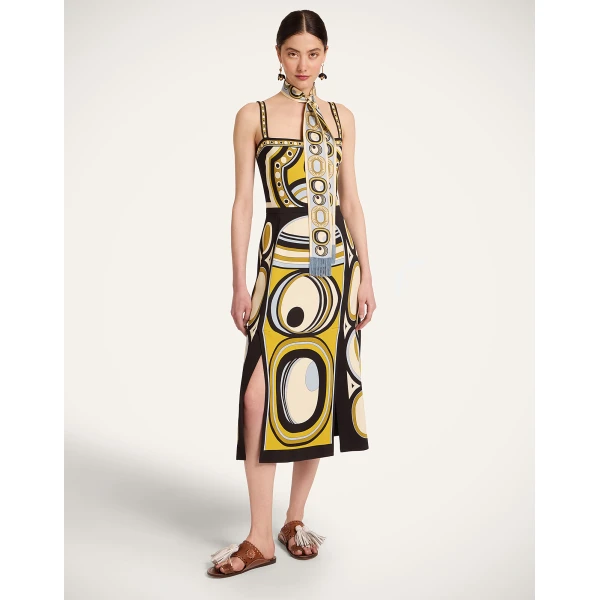 La DoubleJ Buy Me A Martini Dress in Sanctuary Placée Gold - Dresses - Milanese Maximalist Fashion at Coveti
