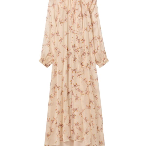 La DoubleJ Cerere Dress in Farfalla Buttercream - Dresses - Milanese Maximalist Fashion at Coveti