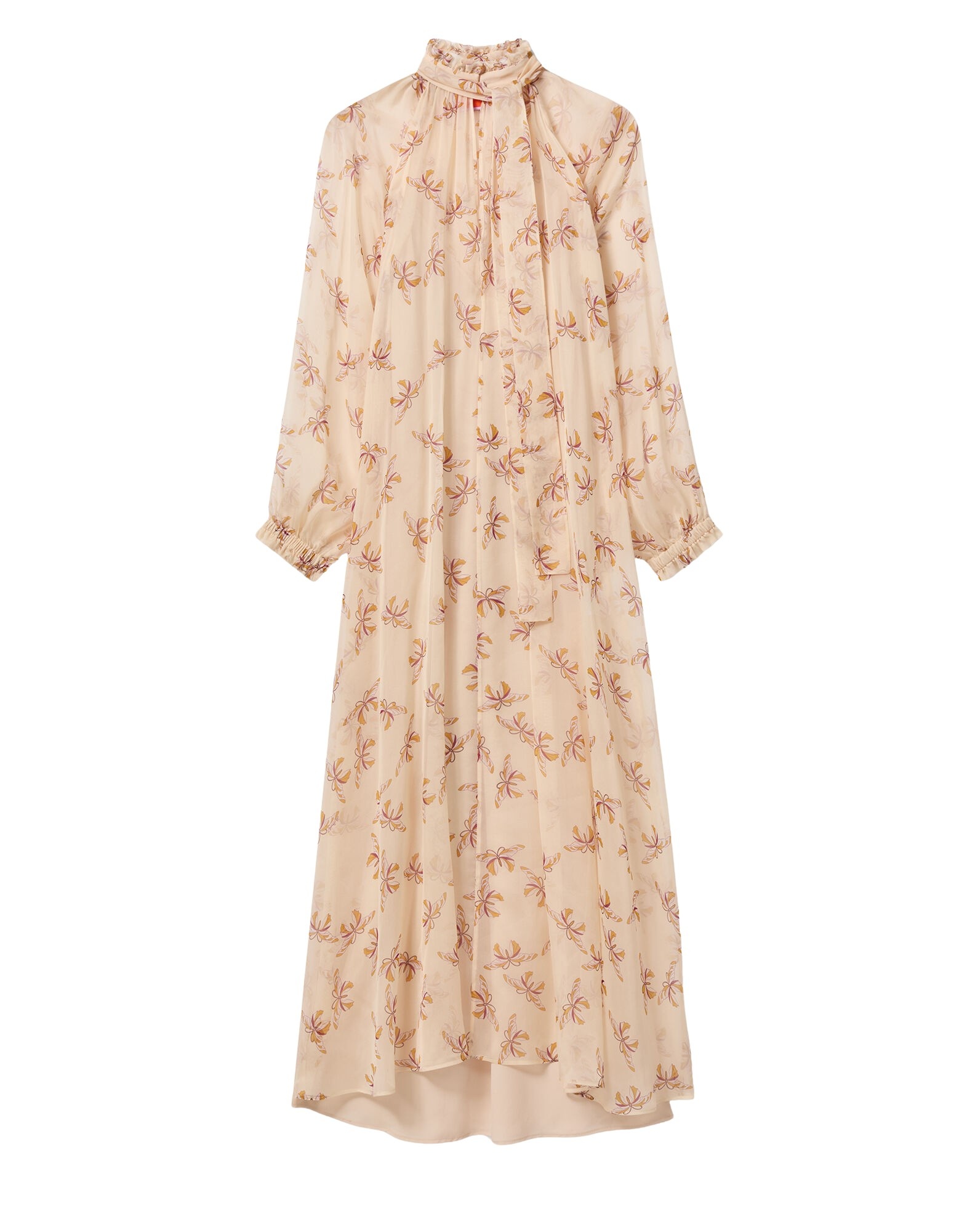 La DoubleJ Cerere Dress in Farfalla Buttercream - Dresses - Milanese Maximalist Fashion at Coveti