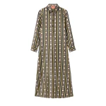 La DoubleJ Chemise Swing Dress in Sanctuary Brown - Dresses - Milanese Maximalist Fashion at Coveti
